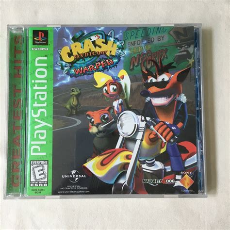 Mavin Crash Bandicoot 3 Warped Ps1 Complete Greatest Hits Game