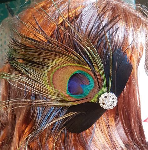 Black Feather Hair Clip Peacock Feathers Feather Planet Clip Art