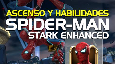 Spider Man Stark Enhanced Ascenso Y Habilidades Marvel Batalla De Superhéroes Youtube