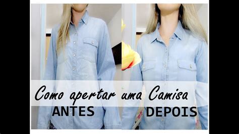 Dica De Como Apertar Uma Camisa Diminuir A Largura By Viviane