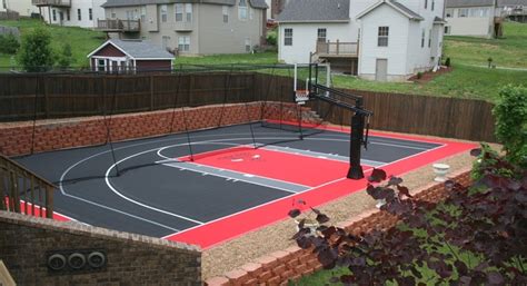 Do It Yourself Backyard Basketball Court Amazing Backyard Ideas