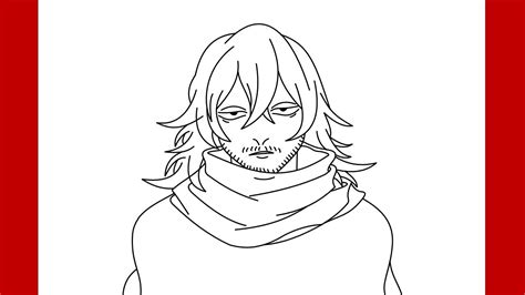 How To Draw Shota Aizawa From My Hero Academia Step By Step Drawing