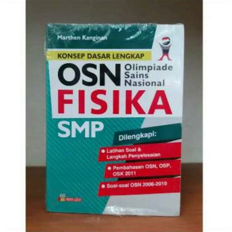 Jual Buku Konsep Dasar Lengkap Osn Olimpiade Sains Nasional Fisika Smp