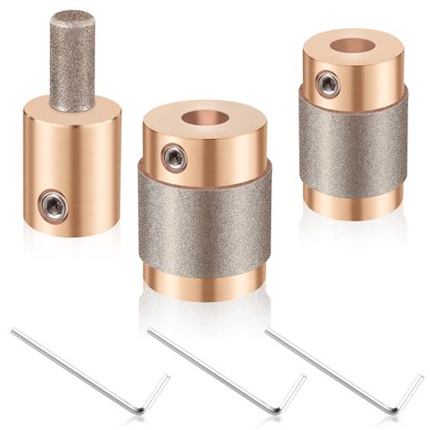 OKYMOTOR 3PCS Glass Grinder Bits For Stained Glass Stained Glass Drill