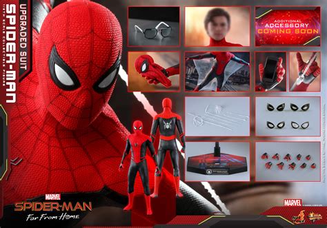 Hot Toys Upgraded Suit Spider Man Far From Home Figure Up For Order