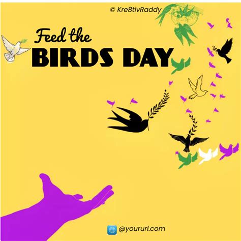 Feed the birds day Template | PosterMyWall