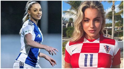 Ana María Markovic la futbolista más bella del mundo reconforta a