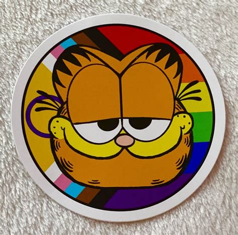 Garfield Lgbtq Pride Sticker Thirteen The Problem Cats Ko Fi Shop