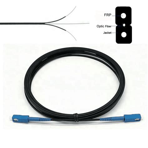 Indoor Outdoor Sm G A Lszh Fiber Optic Cable Core Ftth Drop