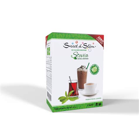 Sweet & Slim Stevia 100 Sachet – AWA Food Solutions