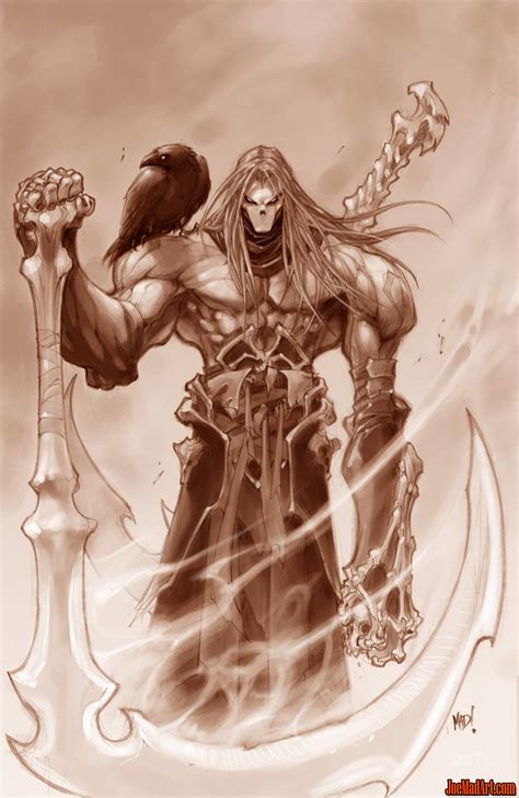 joemadart.com: Darksiders Death & Dust first concept art