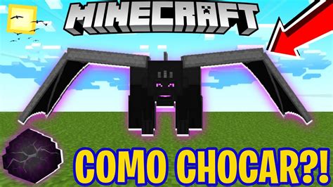 COMO CHOCAR O OVO DO ENDER DRAGON NO MCPE MINECRAFT POCKET EDITION