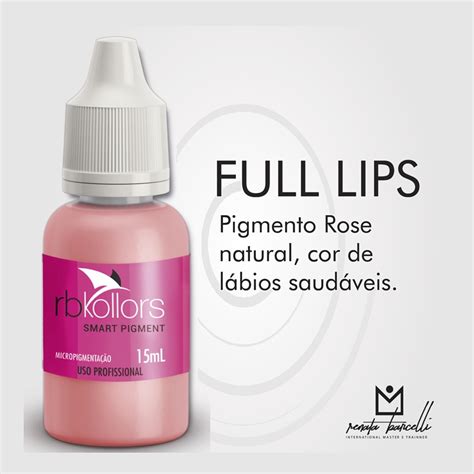 Pigmento Rb Kollors Para Micropigmenta O Cor Full Lips Submarino