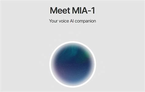 Mia AI compagnon GPT AI personnalisé auquel vous pouvez parler avec