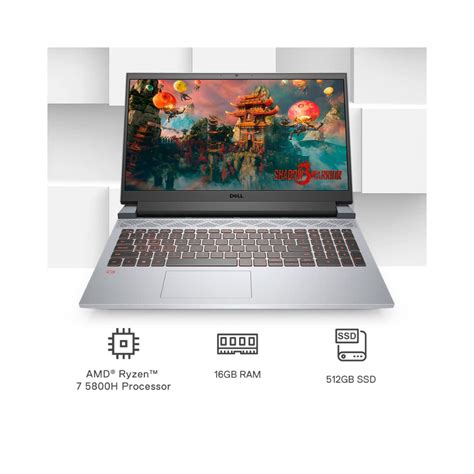 Dell G15-5515 Ryzen 7-5800H 16GB/512GB Laptop