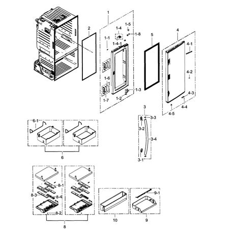 A Detailed Wiring Diagram Of A Samsung Refrigerator