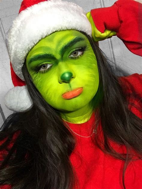 The grinch makeup | The grinch makeup, Xmas makeup, Halloween makeup ...