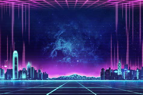 Synthwave, Music, Retro, Neon City, Pixel City HD wallpaper | Pxfuel