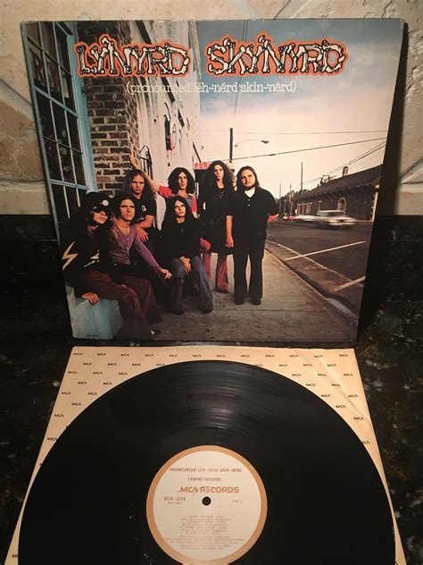 Lynyrd Skynyrd Pronounced Leh Nerd Skin Nerd Vinyl Lp Record Excellent