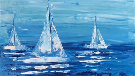 Abstract Acrylic Paintings Of Sailboats – Warehouse of Ideas