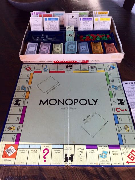 Vintage MONOPOLY DELUXE Edition, 1961 Parker Brothers, Classic Board ...