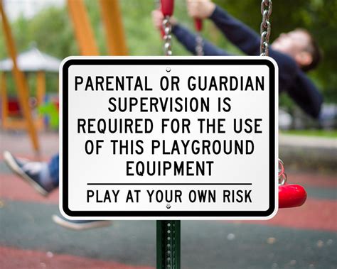 Playground Signs | Signs for Playgrounds