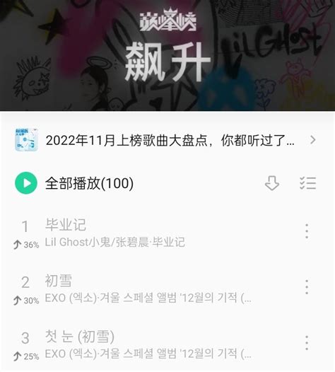 the exo source on Twitter 첫눈 First Snow has also re enters QQ Music