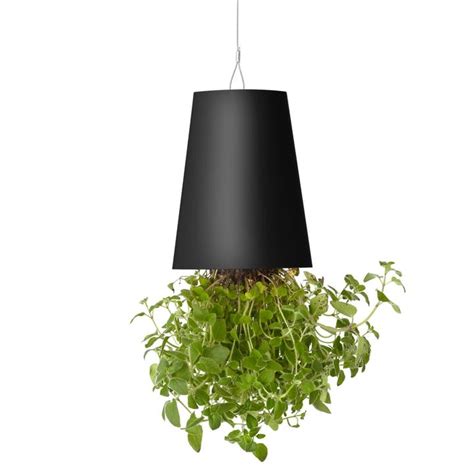 Sky Planter Recycled Large From Boskke In Black Hanging Plants Diy