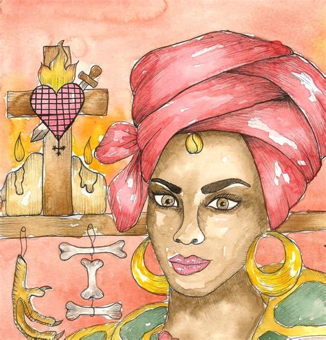 Marie Laveau Voodoo Queen Art Print Priestess Witchcraft Etsy