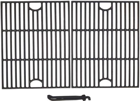 Bbq Grill Grate 17 Inch Matte Cast Iron Cooking Grate Replacement With