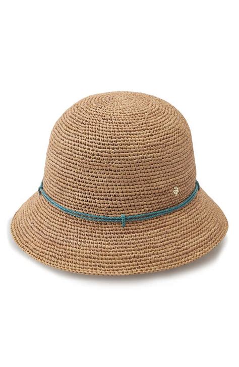 Helen Kaminski Rosie Packable Raffia Bucket Hat In Nougat Capri Modesens