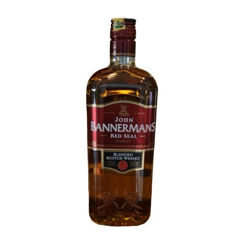 John Bannermans Red Seal Blended Scotch Whisky Cl