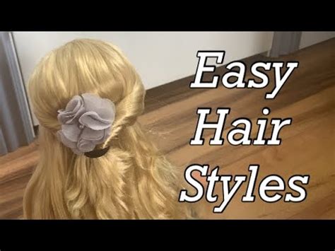 3 Cute Doll Hairstyles YouTube