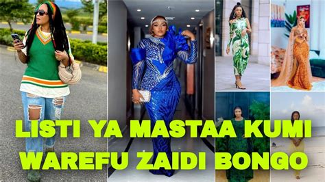 Top List Ya Mastaa Wakike Warefu Zaidi Bongo Youtube