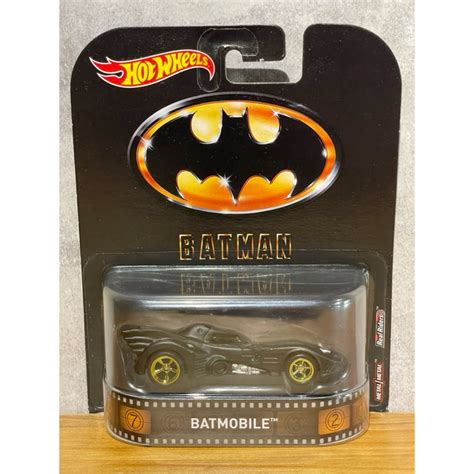 Hot Wheels 風火輪 蝙蝠俠 BATMAN BATMOBILE 蝙蝠車 電影卡 膠胎 蝦皮購物
