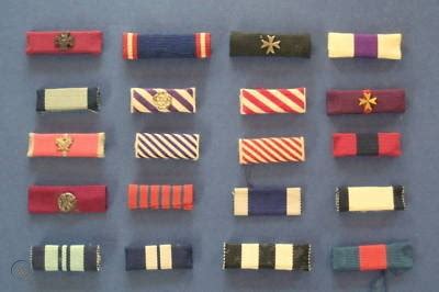 Lot of British Military Medal Ribbon Bars & Devices | #128542482