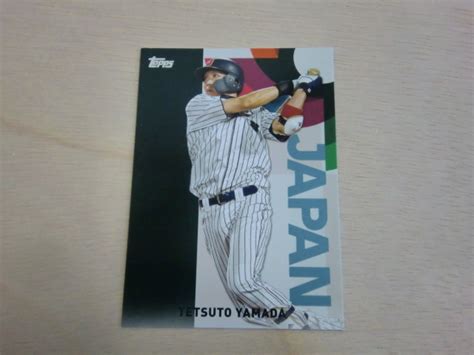 Yahooオークション Topps 2023 山田哲人 Wbc Japanese National Tea