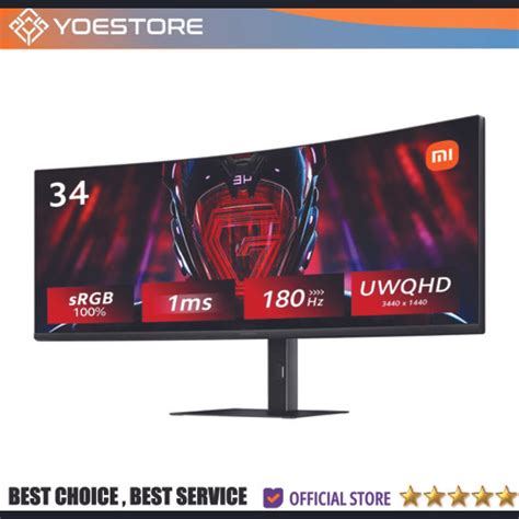 Promo Monitor Ultrawide Led Xiaomi G Wqi X Wqhd Hz Ms