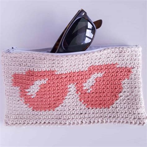 Sunglasses Case Free Crochet Pattern Ned And Mimi