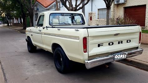 Conocé Esta Hermosa Ford F100 De 1975 Con Motor V8 Parabrisas