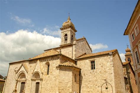 San Quirico d`Orcia stock image. Image of religion, architecture ...