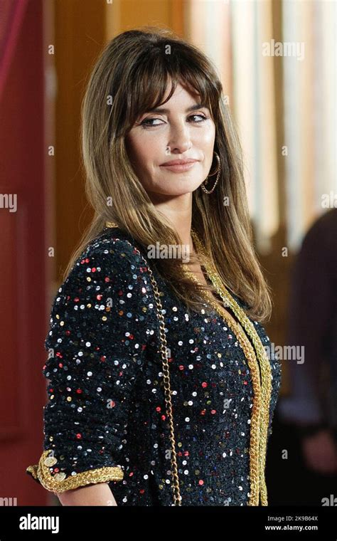 Madrid Spain Th Oct Actress Penelope Cruz Poses At The