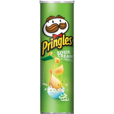 Pringles Sour Cream Onion Potato Crisps Oz Marianos