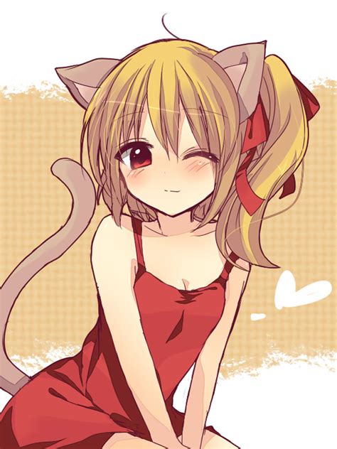 Safebooru Alternate Costume Animal Ears Blonde Hair Cat Ears Cat Tail