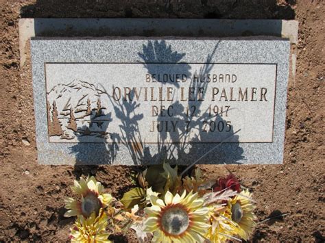 Orville Lee Palmer 1917 2005 Homenaje De Find A Grave