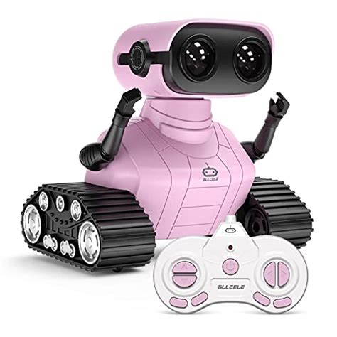 Allcele Girls Robot Toy Rechargeable Rc Robot For Kids Remote Control