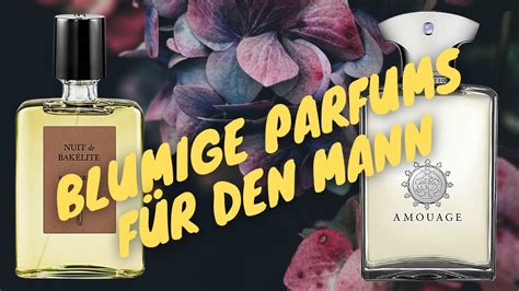 Blumig kann auch sexy sein Blumige Parfums für den Mann Flower