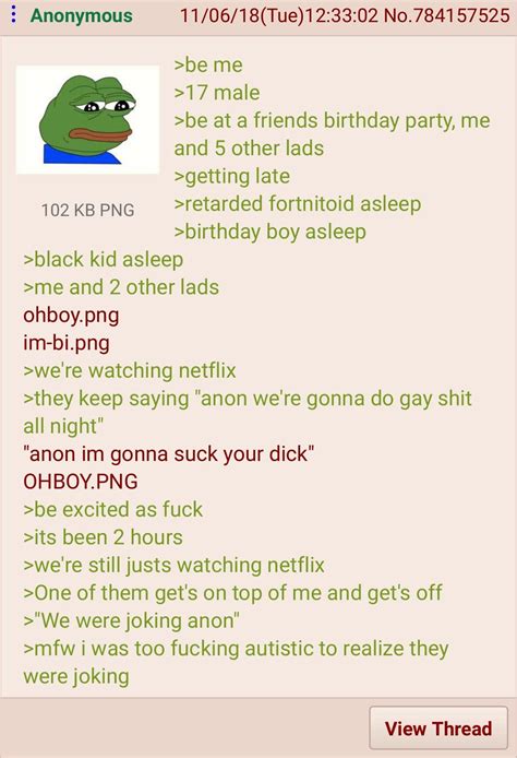 Anon Is Gay R Greentext