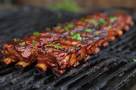 Premium Photo Sizzling Bbq Ribs Temptation