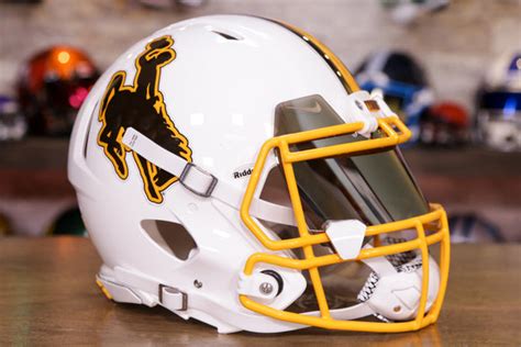 Wyoming Cowboys Riddell Speed Authentic Helmet - GG Edition 00267 ...